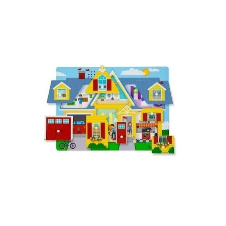 Puzzle cu sunete Casa mea, +2 ani, 8 piese, Melissa&Doug 459402