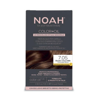 Vopsea de par permanenta fara amoniac pe baza de ulei, 7.05 Chocolate Blond, 135 ml, Noah