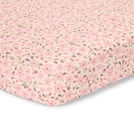 Cearceaf cu elastic, 60x120 cm, Fairy Floral, Little Dutch 708300