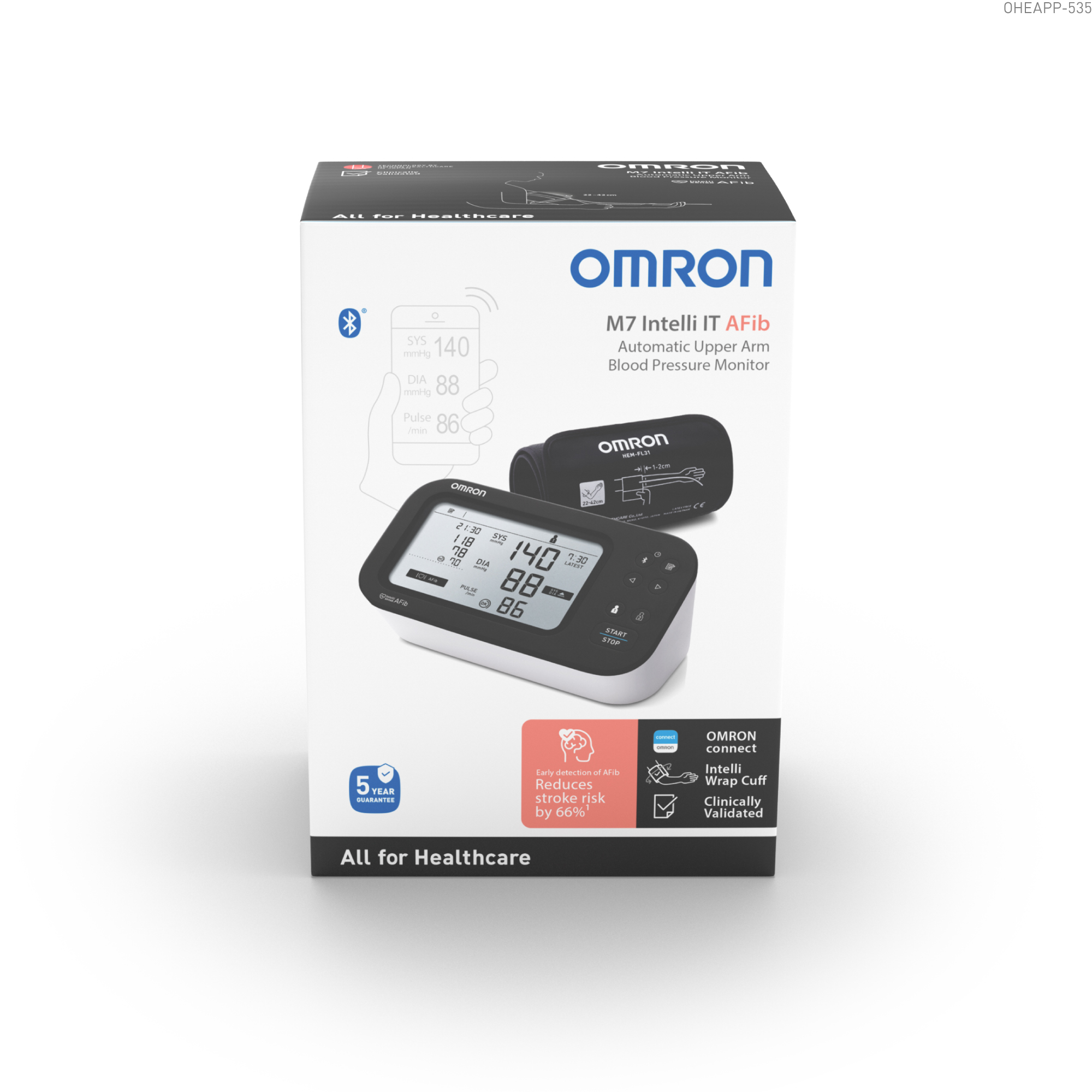 Tensiometru de brat automat M7 IT AFib, Omron
