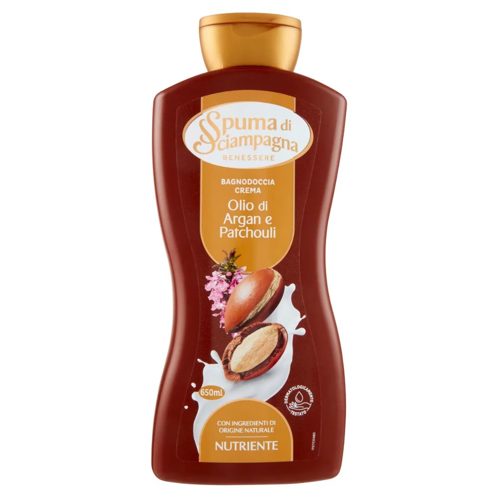 Spumant de baie cu Ulei de Argan si Patchouli, 650 ml, Spuma Di Sciampagna