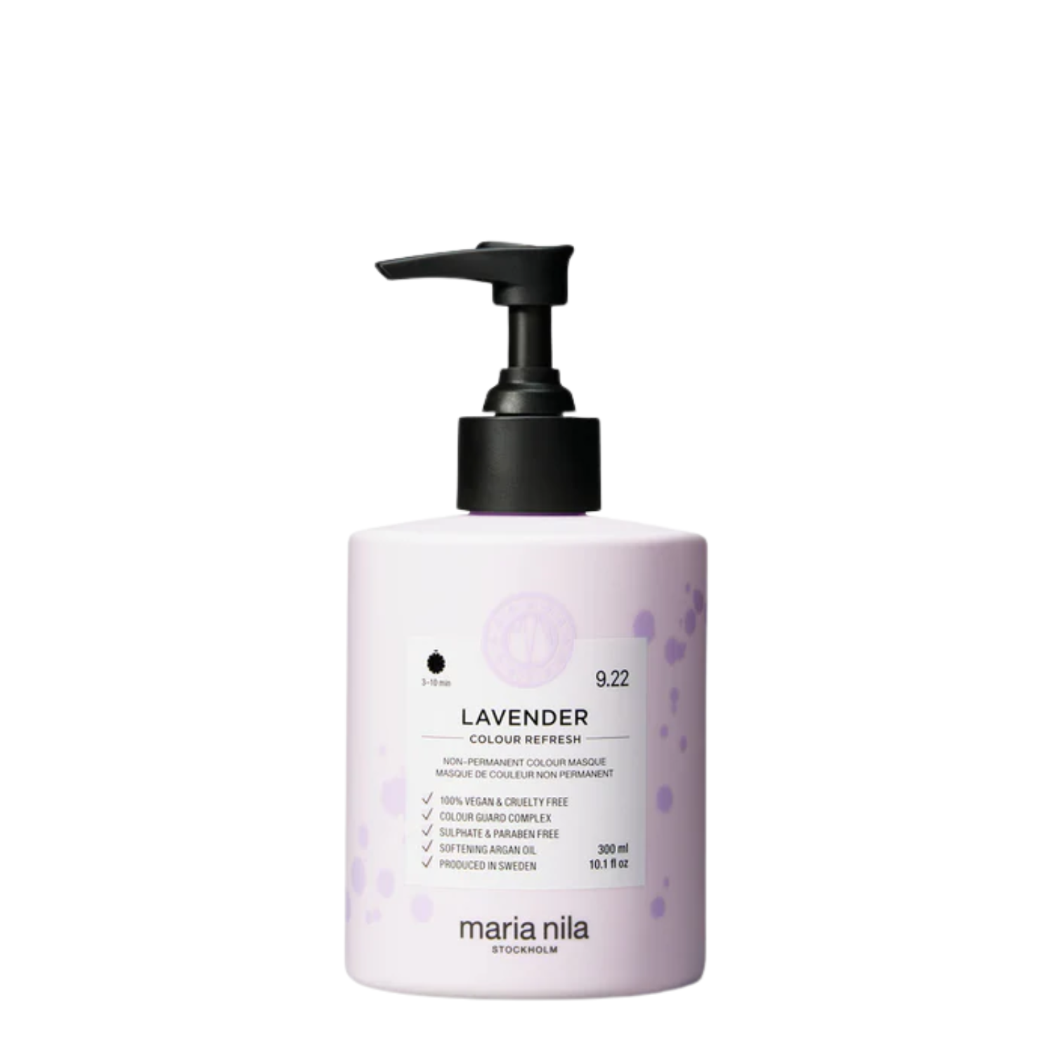 Masca de par nuantatoare Colour Refresh, Lavander 9.22, 300 ml, Maria Nila