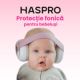 Casti de protectie fonica pentru bebelusi, Roz, 0-3 ani, Haspro 726646