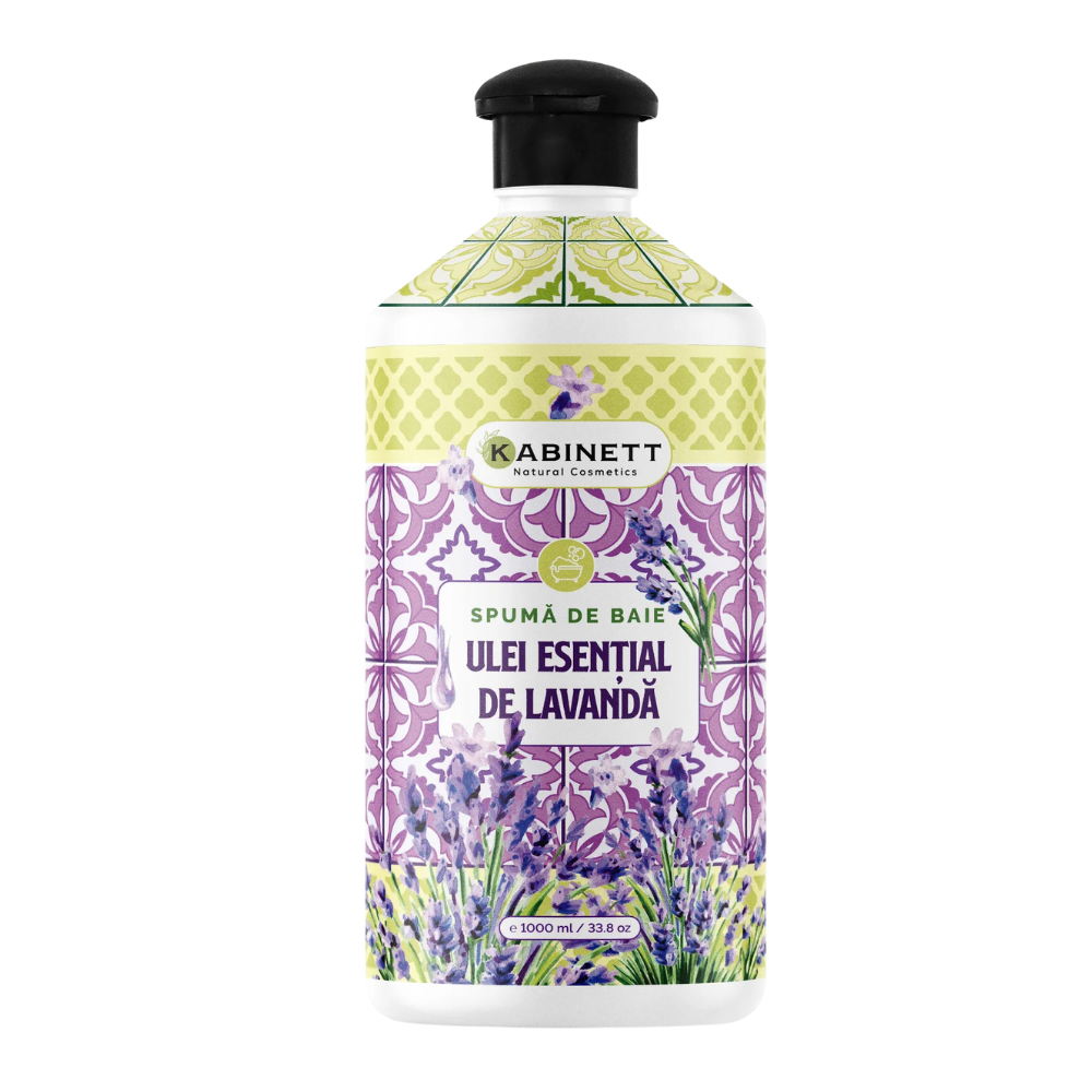 Spuma de baie, Lavanda, 1000 ml, Kabinett Natural Cosmetics
