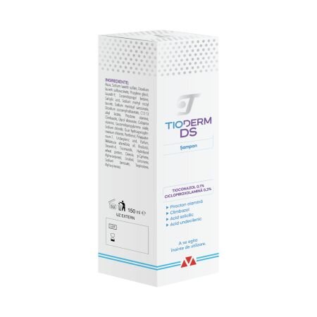 Sampon intensiv pentru dermatita seboreica Tioderm DS, 150 ml, Braderm 708502