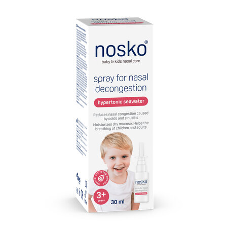 Spray pentru decongestionare nazala, 30 ml, Nosko