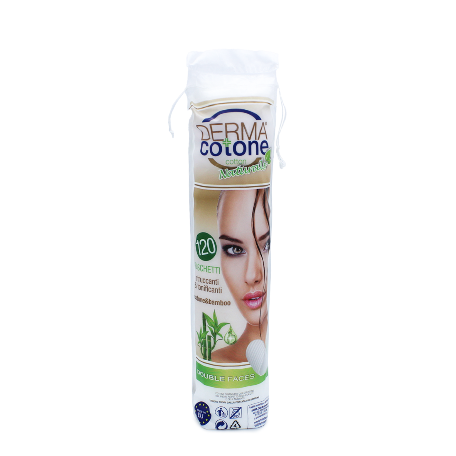 Dischete demachiante Naturals, 120 bucati, Dermacotone