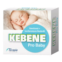 Kebene Pro Baby simeticona picaturi orale 20 ml + Saccharomyces Boulardii 2g, Terapia Sa