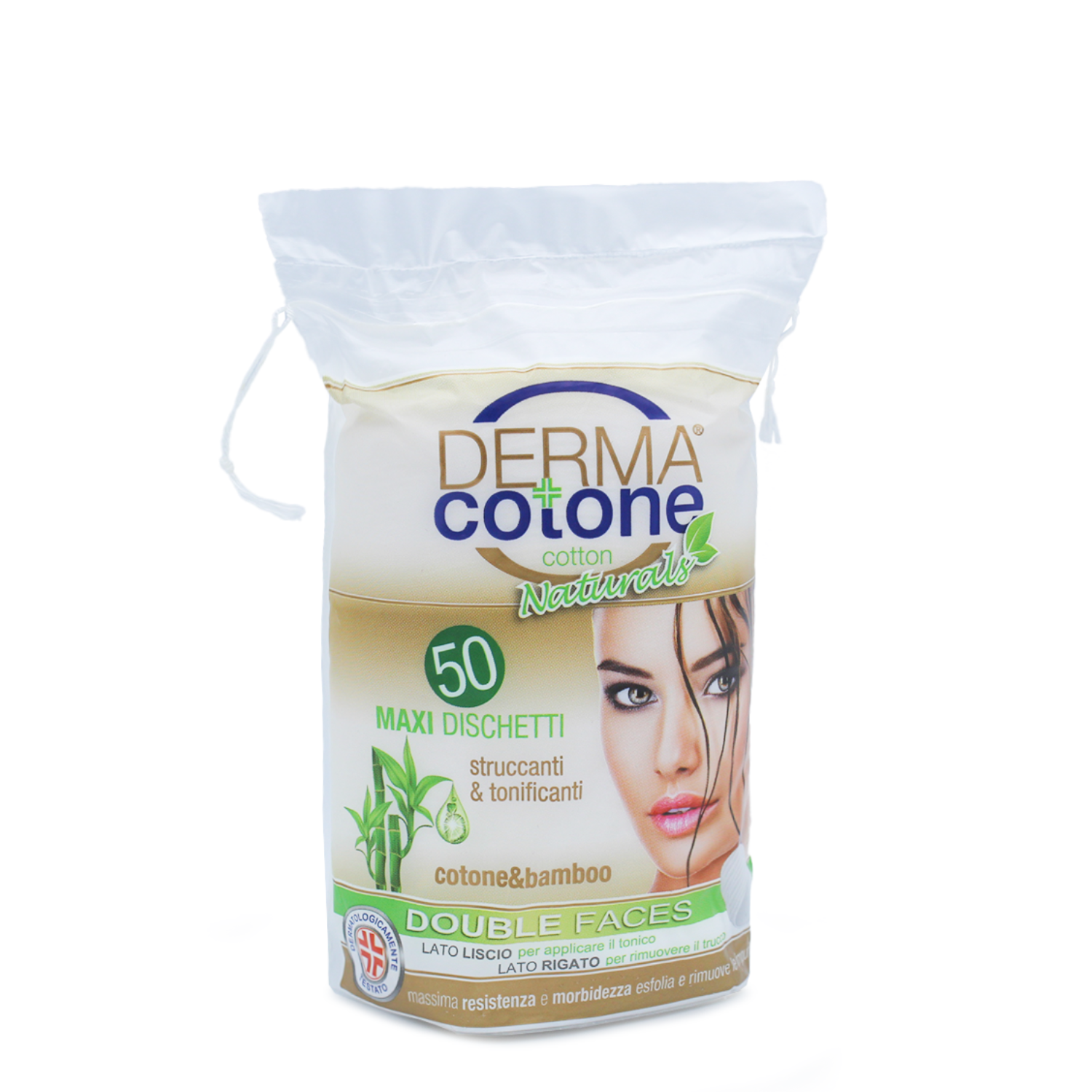 Dischete demachiante maxi, 50 bucati, Dermacotone