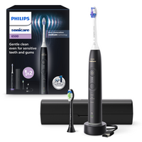 Periuta de dinti electrica seria 6500 + Toc Sonicare, Negru, HX7411/01, Philips