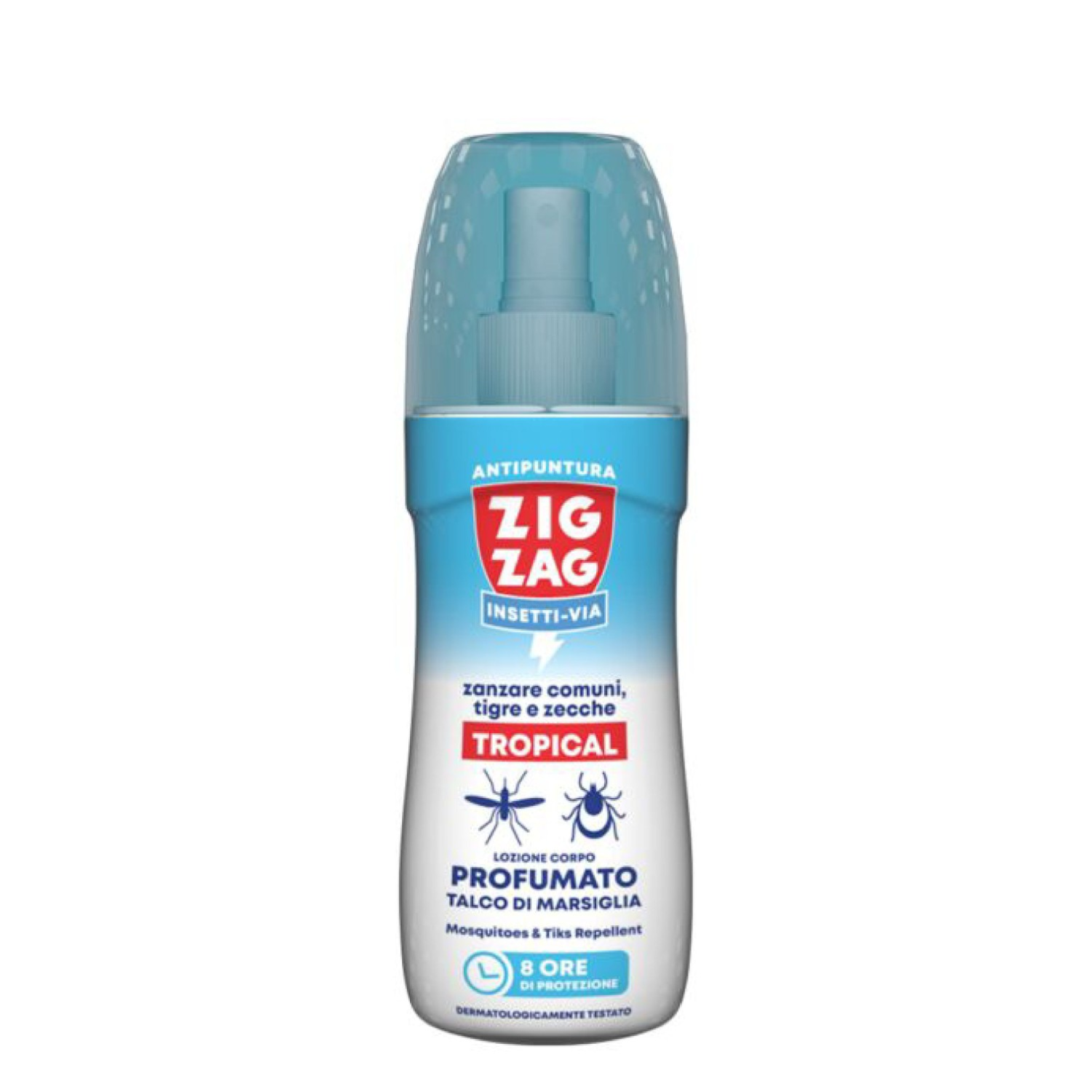 Lotiune repelenta Tropical Talco, 100 ml, Zig Zag