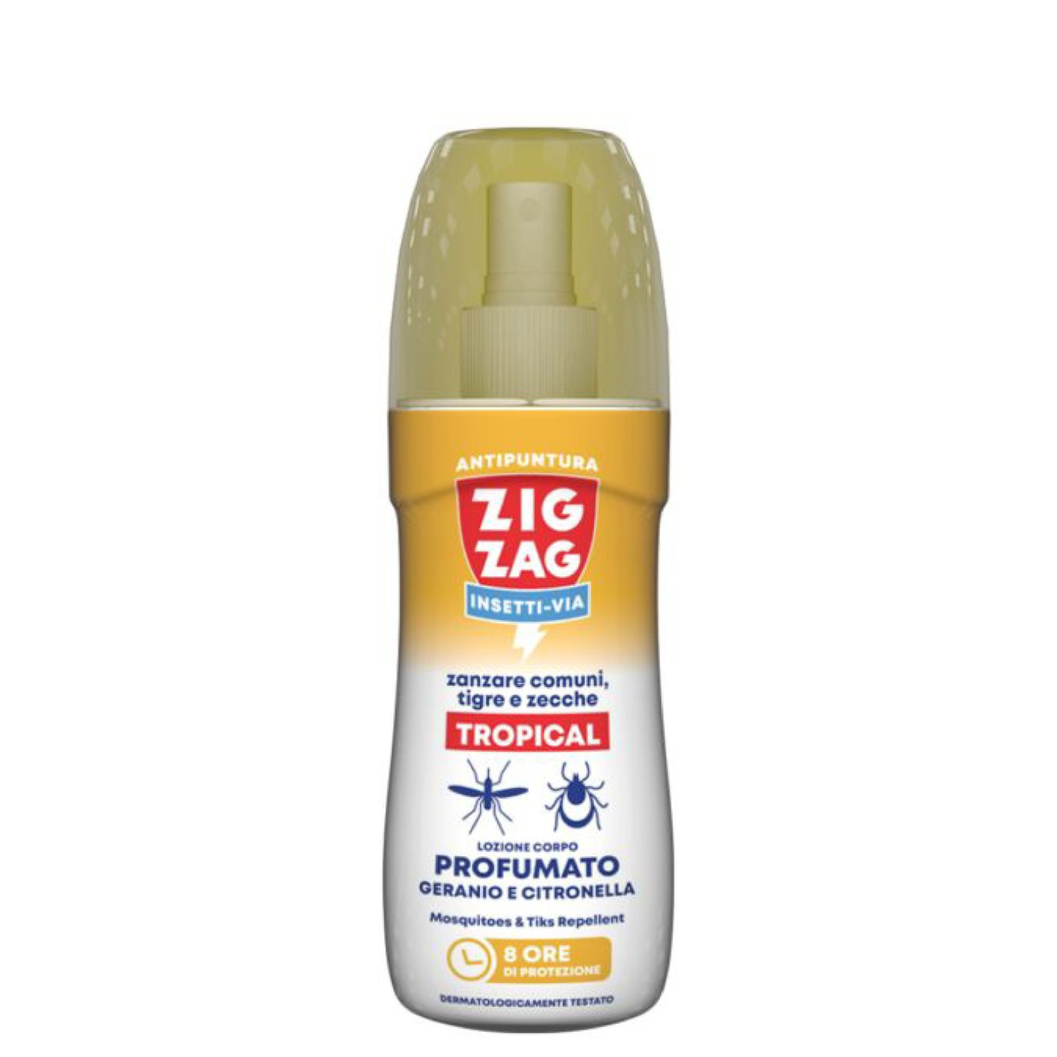 Lotiune repelenta Tropical Geranio, 100 ml, Zig Zag