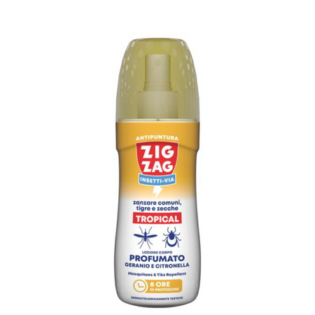 Lotiune repelenta Tropical Geranio, 100 ml, Zig Zag