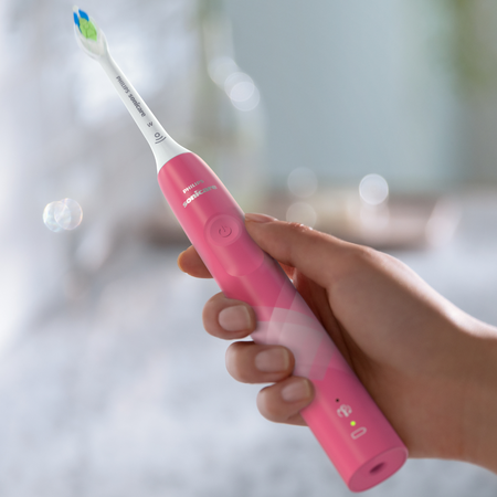 Periuta electrica seria 4100 Philips Sonicare, Roz, HX3689/41, Philips 708722