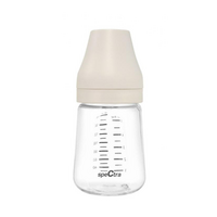 Biberon PA anticolici premium cu tetina S, Crem, 160 ml, Spectra