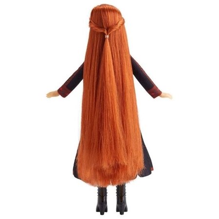 Papusa Frozen 2, Anna cu par lunk pentru impletit, Disney 459633