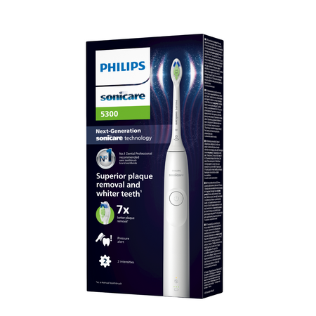 Periuta de dinti electrica seria 5300 Philips Sonicare, Alb, HX7108/01, Philips