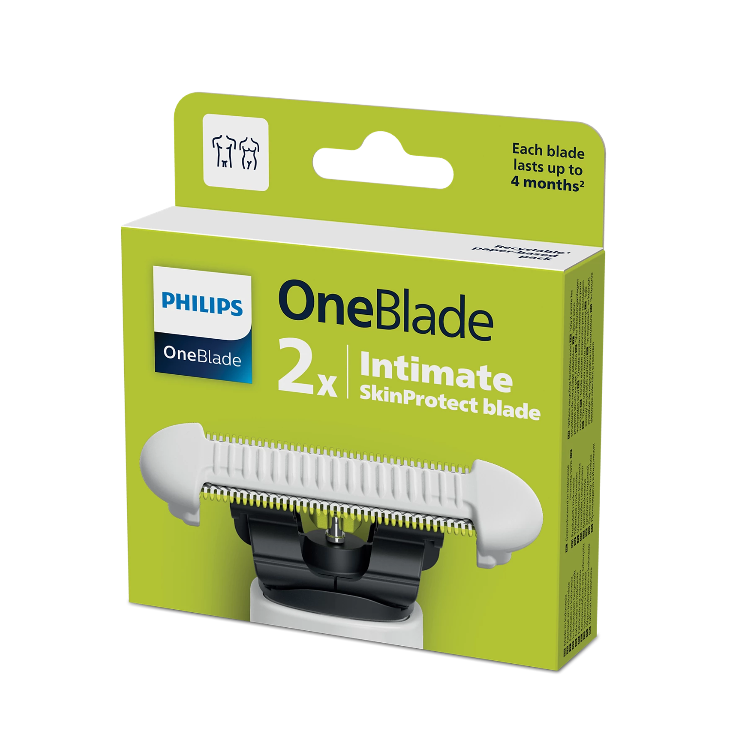 Rezerve Intimate Philips One Blade, QP229/52, 2 bucati, Philips