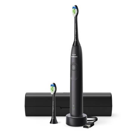 Periuta de dinti electrica seria 5300 cu toc de transport Philips Sonicare, Negru, HX7101/03, Philips 708909