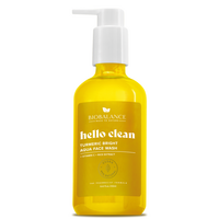 Gel de curatare lichid cu vitamina C si extract de orez Turmeric Bright Hello Clean, 250 ml, Bio Balance