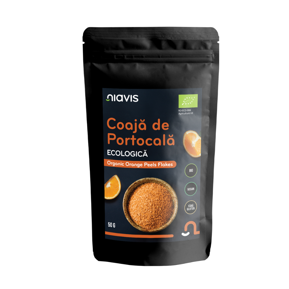 Coaja de Portocala Bio, 50 g, Niavis