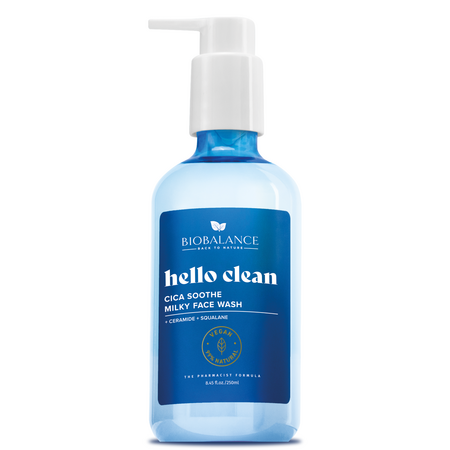 Gel de curatare cremos cu Ceramide si Squalane Cica Soothe Hello Clean, 250 ml, Bio Balance