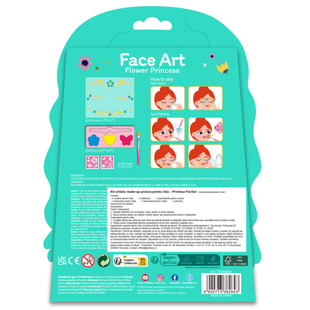 Trusa de make-up pentru fata, Flori, Avenir 790010
