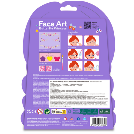Trusa de make-up pentru fata, Fluturi, Avenir 790012