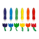 Set de pensule preumplute cu acuarele Easy Squeezy, 3 ani+, 6 bucati, Ooly 708999