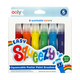 Set de pensule preumplute cu acuarele Easy Squeezy, 3 ani+, 6 bucati, Ooly 708991