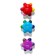 Set de 3 creioane cerate cu 18 culori, Multicolore, 3 ani+, Ooly 709013