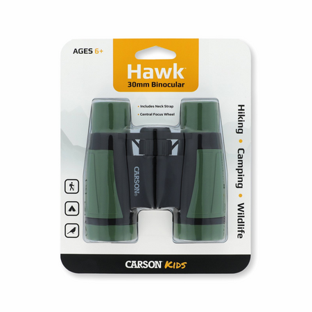 Binoclu compact Hawk, 6 ani+, Carson