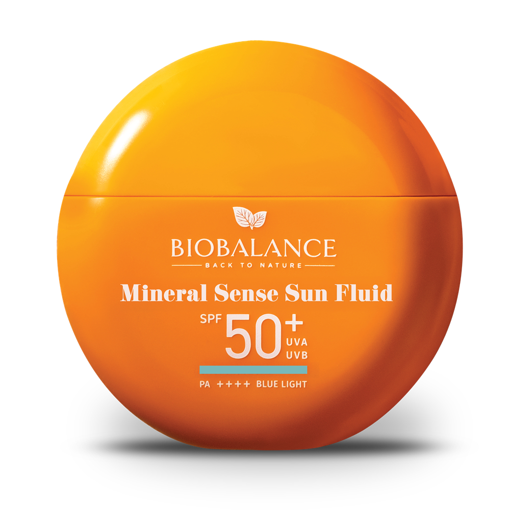 Fluid protectie solara SPF 50+ Mineral Sense, Blue Light, 40 ml, Bio Balance