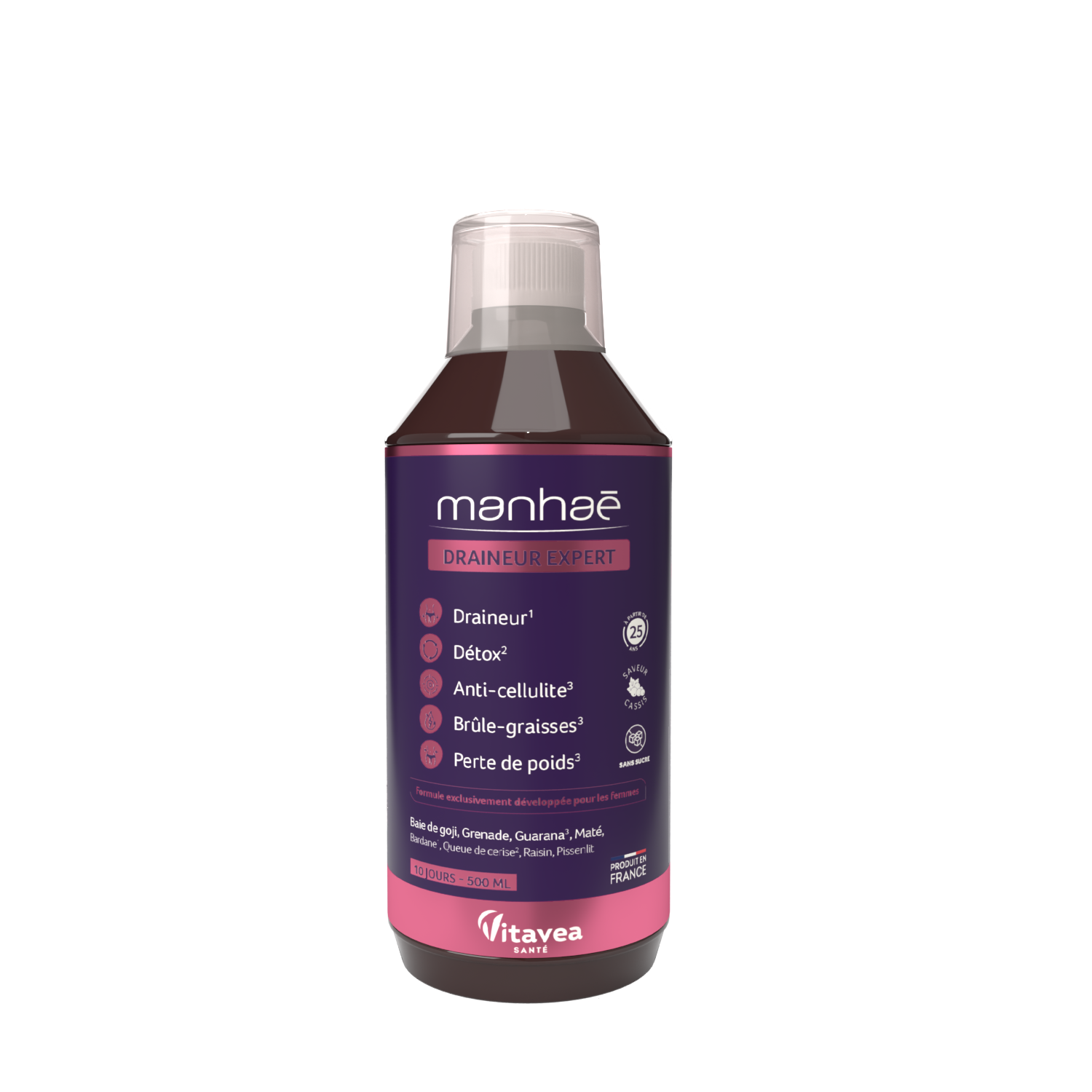 Draineur Expert Manhae, 500 ml, Vitavea Sante