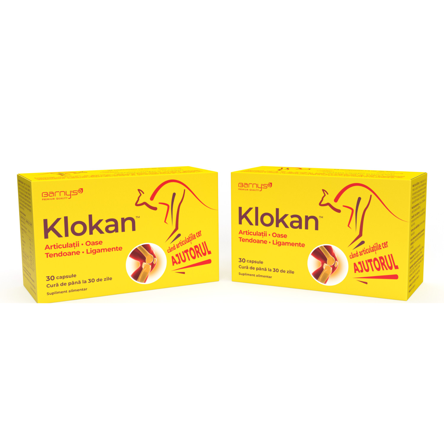 Pachet Klokan, 30 + 30 capsule, Barny's