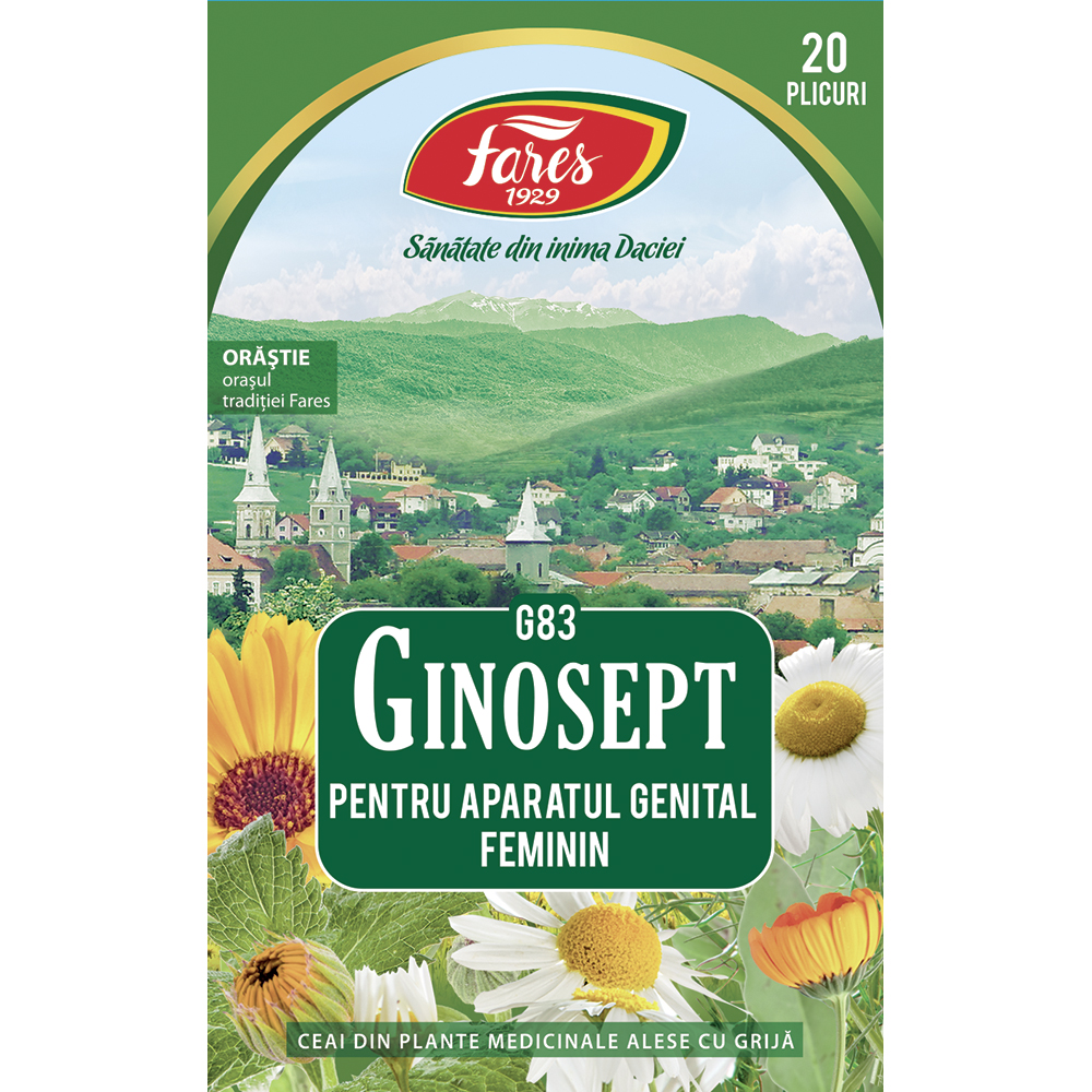Ceai Ginosept, 20 plicuri, Fares