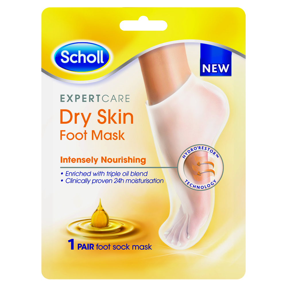 Masca pentru picioare Triple Oil, 1 pereche, Scholl