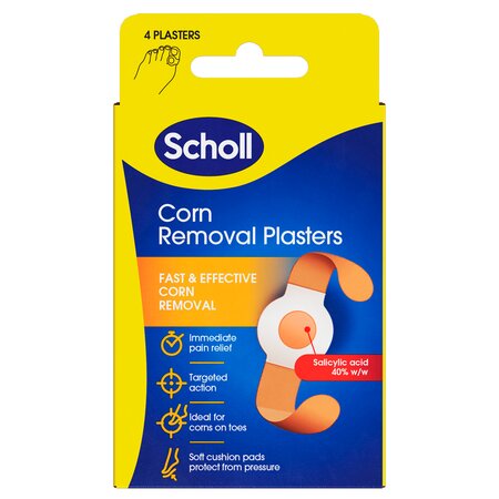 Plasturi pentru indepartarea bataturilor, 4 bucati, Scholl