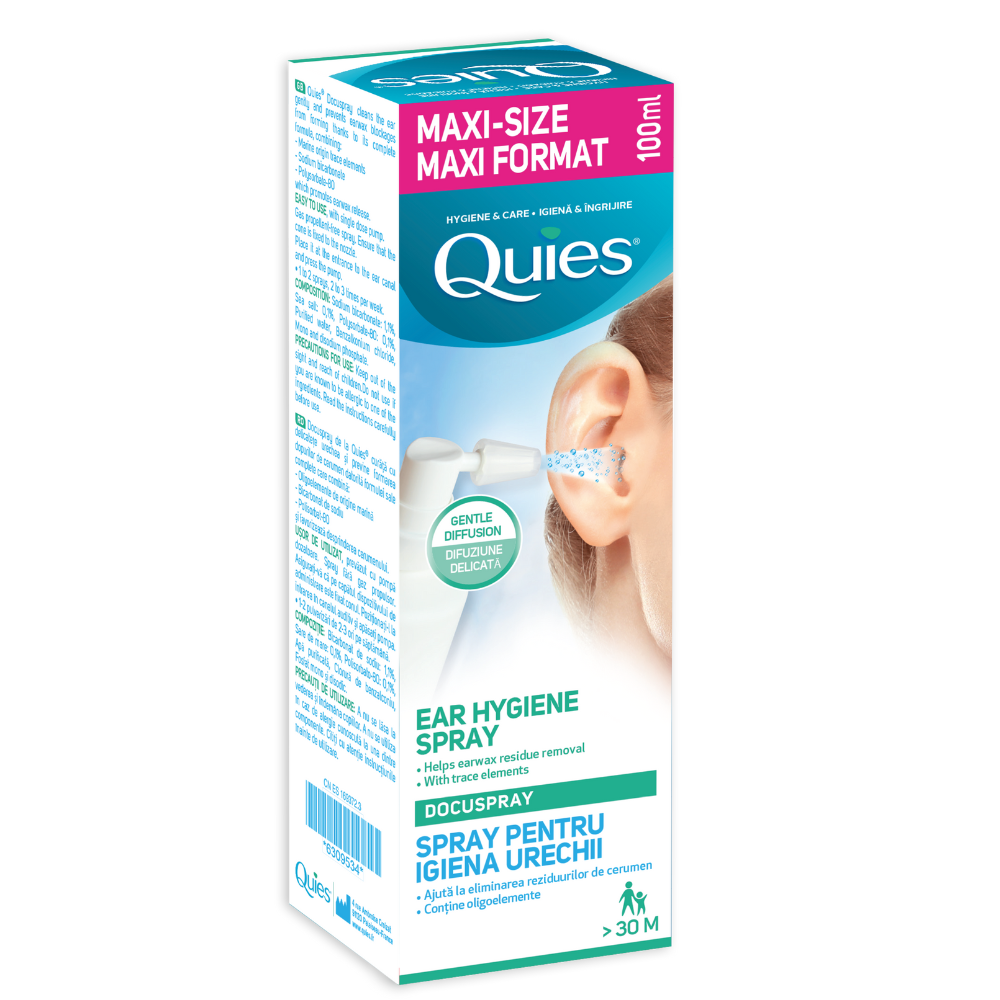 Spray auricular Docuspray, 100 ml, Quies