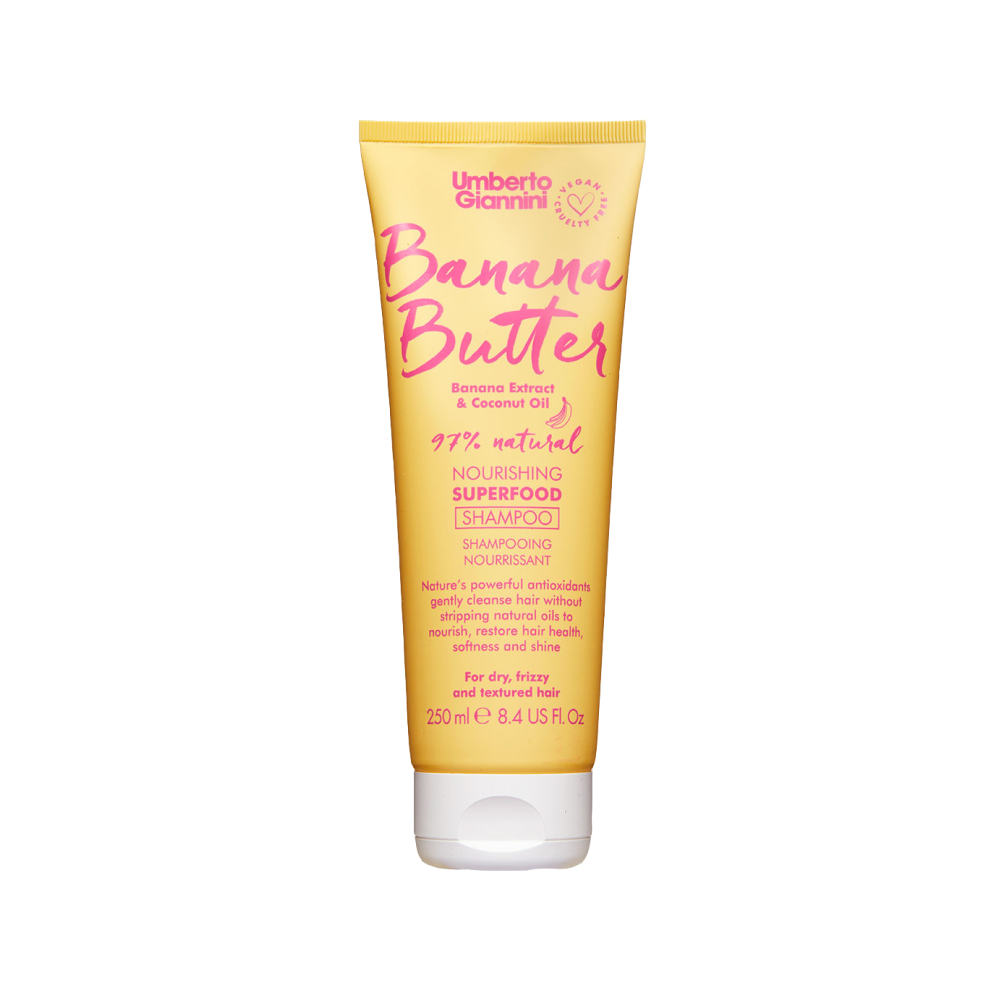 Sampon hranitor pentru par uscat Banana Butter, 250 ml, Umberto Giannini