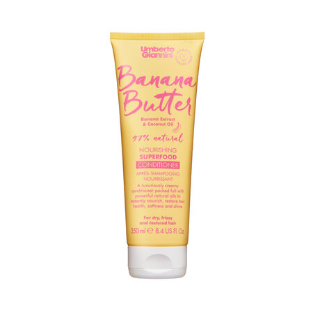 Balsam hranitor pentru par uscat Banana Coconut Detangler, 250 ml, Umberto Giannini