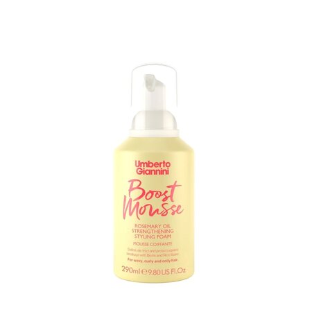 Spuma fortifianta pentru styling cu ulei de rozmarin Strong Curls, 290 ml, Umberto Giannini