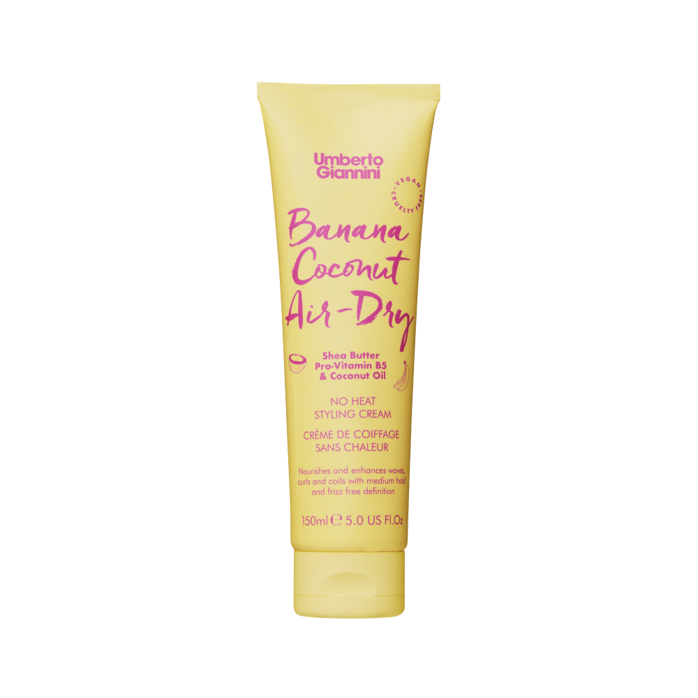 Crema styling pentru parul cret Banana Coconut Air-Dry, 150 ml, Umberto Giannini