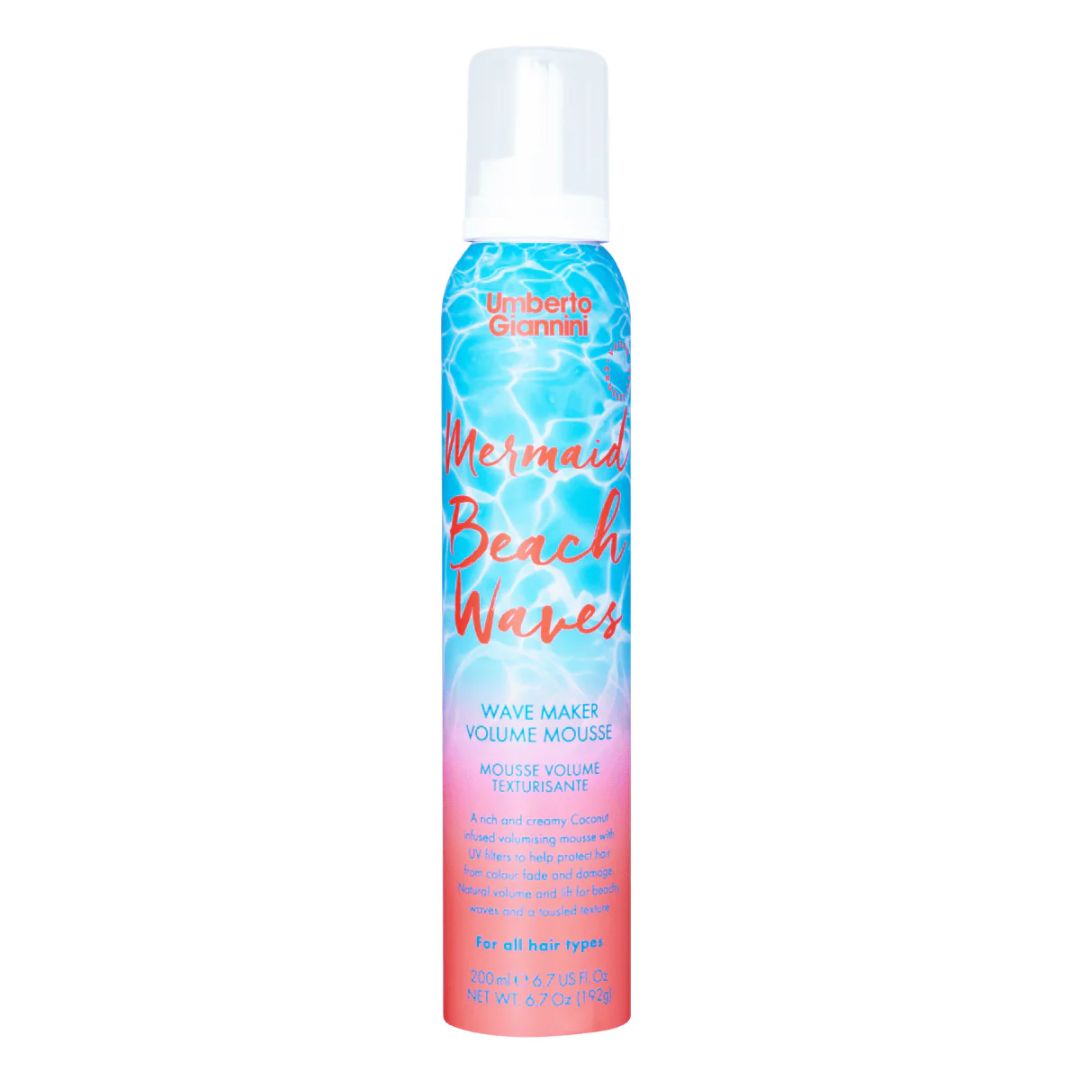 Spuma pentru volum si texturarea parului cu filtru UV Beach, 200 ml, Umberto Giannini
