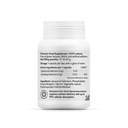 Liposomal Selenium Thyroid-Support, 45 capsule, Novo Biomedics 710044
