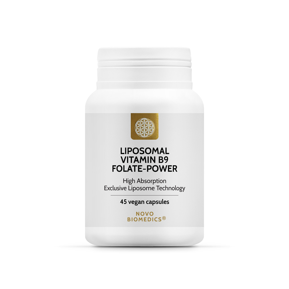 Liposomal Vitamin B9 Folate-Power, 45 capsule, Novo Biomedics