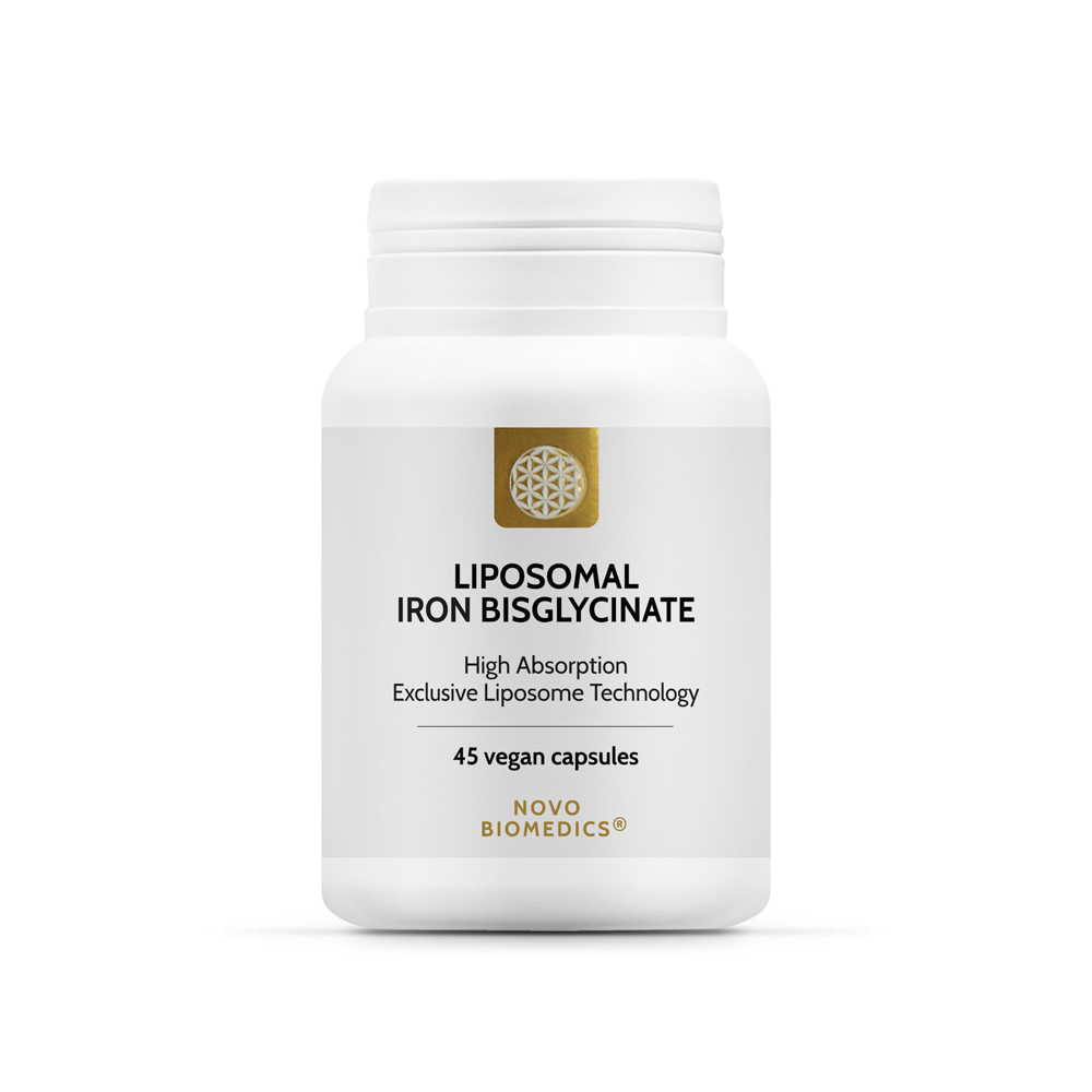 Liposomal Iron Bisglycinate, 45 capsule, Novo Biomedics