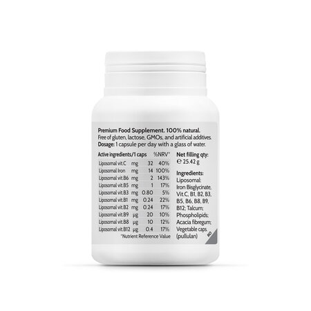 Liposomal Iron Bisglycinate, 45 capsule, Novo Biomedics 710077