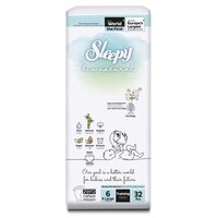 Scutece chilotel X Large, Nr. 6, 15-25 kg, 32 buc, Sleepy Bio Natural