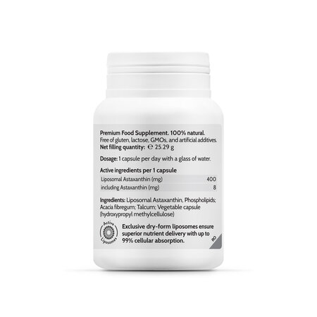 Liposomal Astaxanthin Ony-Max, 45 capsule, Novo Biomedics 710125